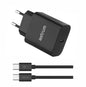 Pro PD20 USB-C PD20W Travel Wall Charger + USB-C Cable - Black