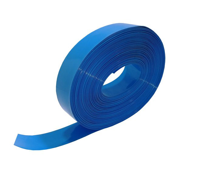 Sleeving heatshrink 12mm bl flat20 per meter 190500 *dbk*