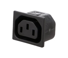 C13 iec socket 10a 250v ac snap-in px0695/15/63