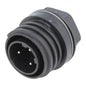 Circular plug connector 3w ip68 32a 600v px0931/03/p