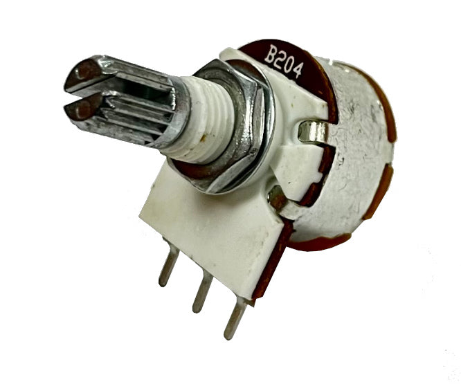 Potentiometer s/t lin 16mm 200k with switch r1611s-2a1-b200k-gp (insu)