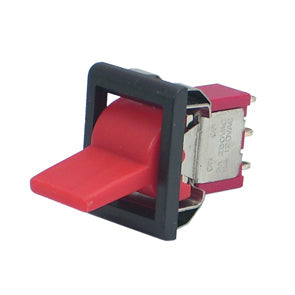 Rocker switch mini spdt lever on-on r8015p1432bqe