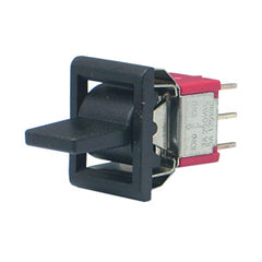 Rocker switch dpdt (on)-off-(on) pcb r8018a-p14-22-cq-e-h-z54