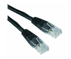 Cat5e network lead rj45-rj45 black 1:1 1.5m cab-lan-1.5m