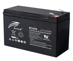 Battery sla 12V 7AH 151x65x94mm term=6.35mm RT1270-F2