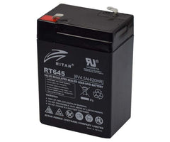 Battery sla 6V 4.5Ahr 70x47x101mm rt645