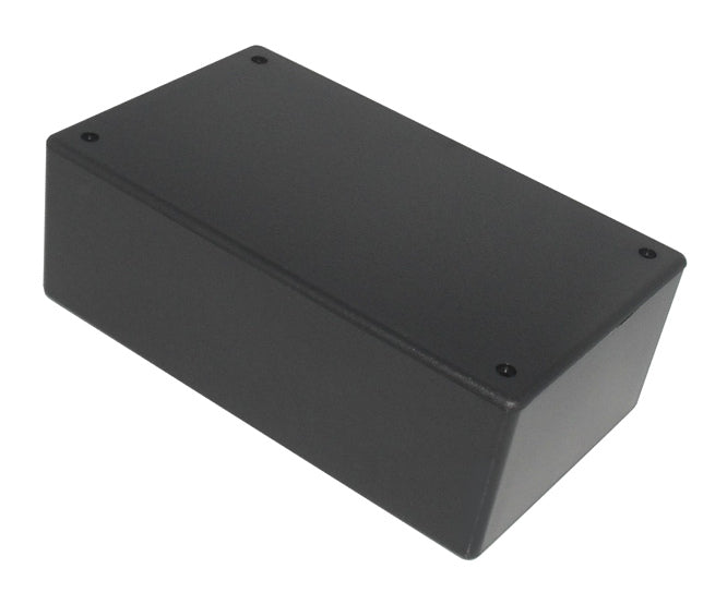 Abs enclosure molded 85x56x30 black s10a-black ribless