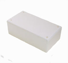 Abs enclosure white no-rib 131x69x44 s20a-white ribless