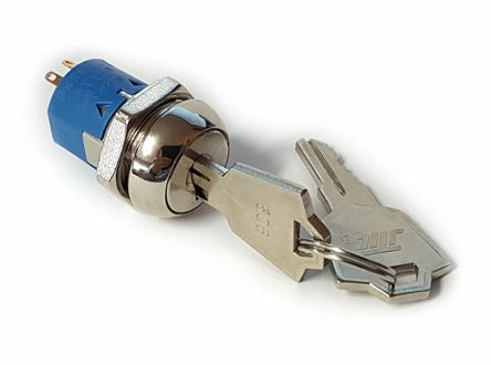 Switch keylock large spdt 2pos 2key pull no=606 s2011r-1-3-h-z54