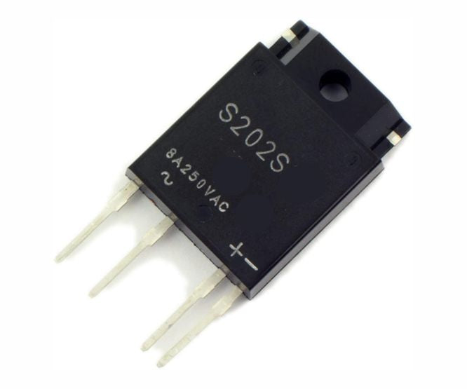 Solid state relay sil04 in=1.3vdc out=265vac 8a pcb s202s15v