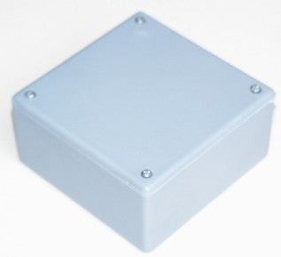 Abs enclosure grey 105x105x52mm without ribs s30a-grey ribless