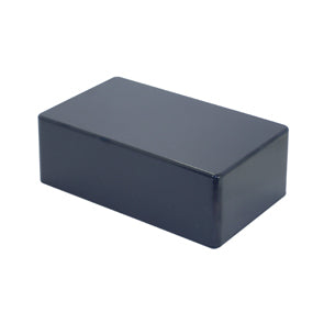 Abs enclosure molded black 150x 90x 51 s40a-black ribless