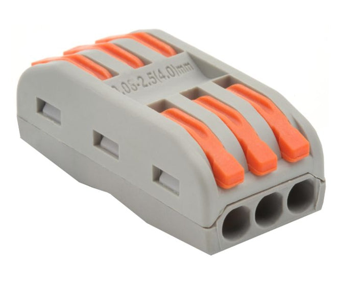 Lever grey quick connector 3 way PCT2-3