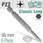 POZI NO.2 x 50MM CLASSIC POWER BIT 5CD