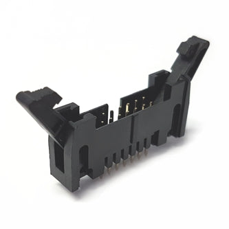 14-way pcb mount header dil w/eject levers, p=2.54 scp14-gs1 *dbk*