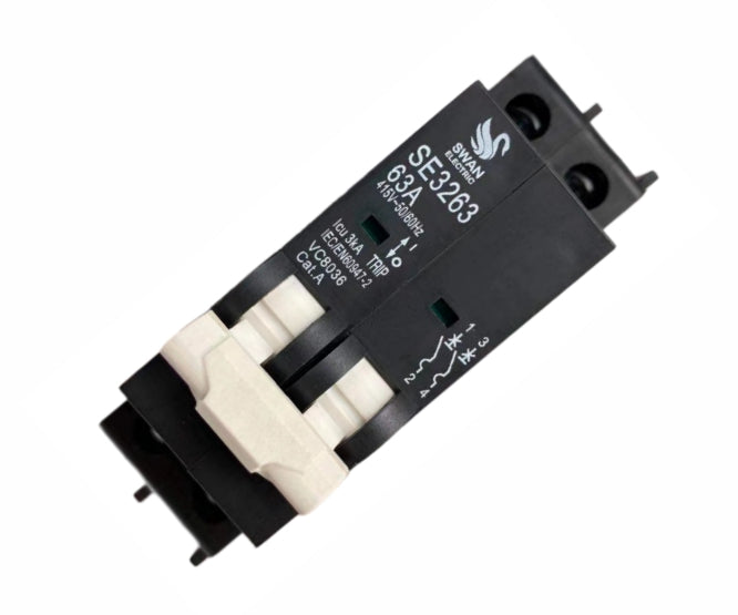 Circuit breaker samite 63A 3KA 2P C-CURVE SE-3263