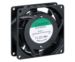 220v axial fan 80sqx38mm slv 23cfm lead sf23080a-2083hsl.gn