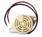 Piezzo buzzer 3v-24v d=30mm w/leads self driven sfm27-1
