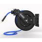 Air hose reel metal 20m 12mm od x 8mm id pu hose auto retract