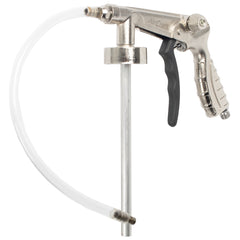 Underbody gun with pipe and nozzle