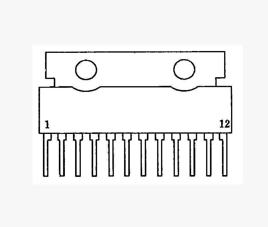 Amp audio 7w5x2 sil12 an7135 an7135