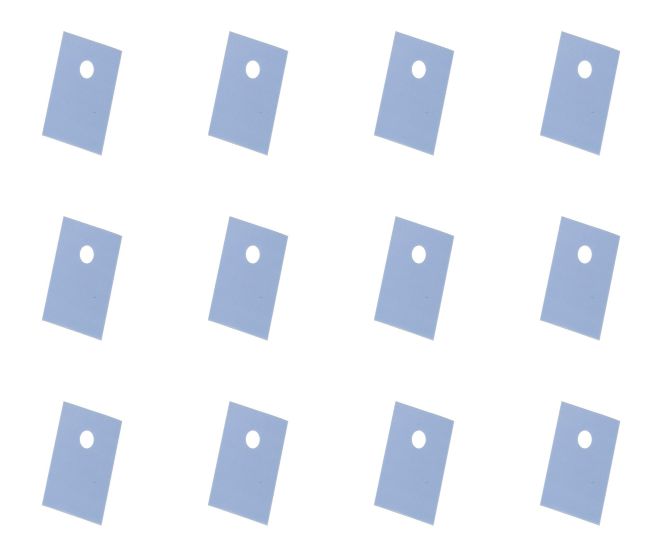 Silicone washer blue to220 13x18mm - 1k/bag to-220/0.3-bl