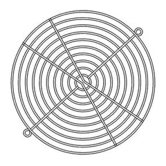 Chrome metal finger guard for 172mm fan y172-10ha