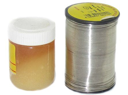 Solder wire for aluminium 0.71mm w/flux 500g 97/3-0.71