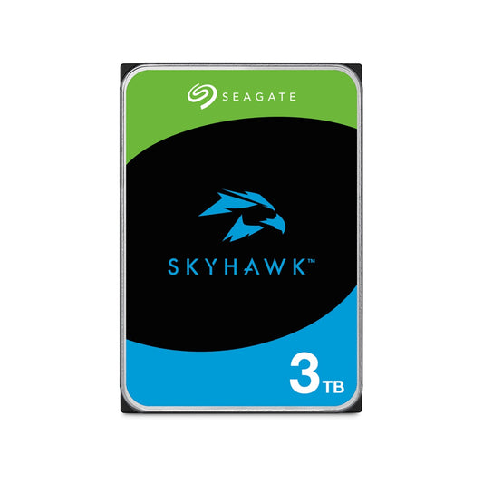 Seagate Skyhawk ST3000VX015 3TB 3.5'' HDD Surveillance Drives; SATA 6GB/s Interface; 1-8 Bays Supported; MTBF: 1M Hr's; Camera's - Price Concious Spot >>>  PC SPOT