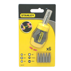 Screwdriver bit set 6pcs magne sta-0-66-357