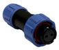 In-line socket/ female 2p ip67 bayonet sy1310/s-2-ii