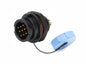 Panel mount plug / male 7p ip67 bayonet sy1312/p-7-c