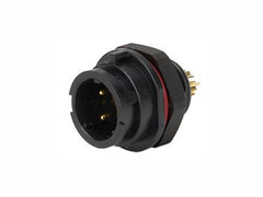 Panel mount plug / male 2p ip67 bayonet sy1312/p-2