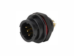 Panel mount plug / male 3p ip67 bayonet sy1312/p-3