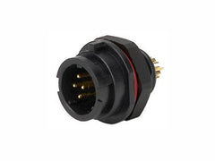 Panel mount plug / male 4p ip67 bayonet sy1312/p-4