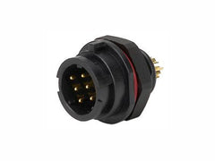 Panel mount plug / male 6p ip67 bayonet sy1312/p-6