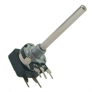 Potentiometer w/switch lin 16mm pcb 100k t16shm04u104ai