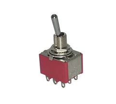 Mini toggle switch 3pdt on-on solder terminals t80t-8305-sebq