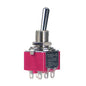 Mini toggle switch dpdt on-on sol t8011-sebq- h-z54