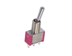 Mini toggle switch spdt on-(on) solder tags t80t-8013a-sebq *dbk*