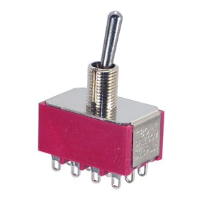 Mini toggle switch qpdt on-(on) sol t80t-8403-sebq