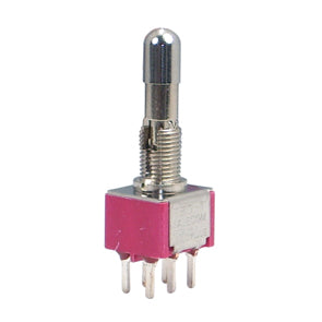 Mini toggle switch dpdt on-off-on pcb t812blkcqehz5