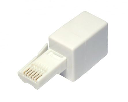 Adapter rj11 soc to british telephone plug ta-rj11-btp
