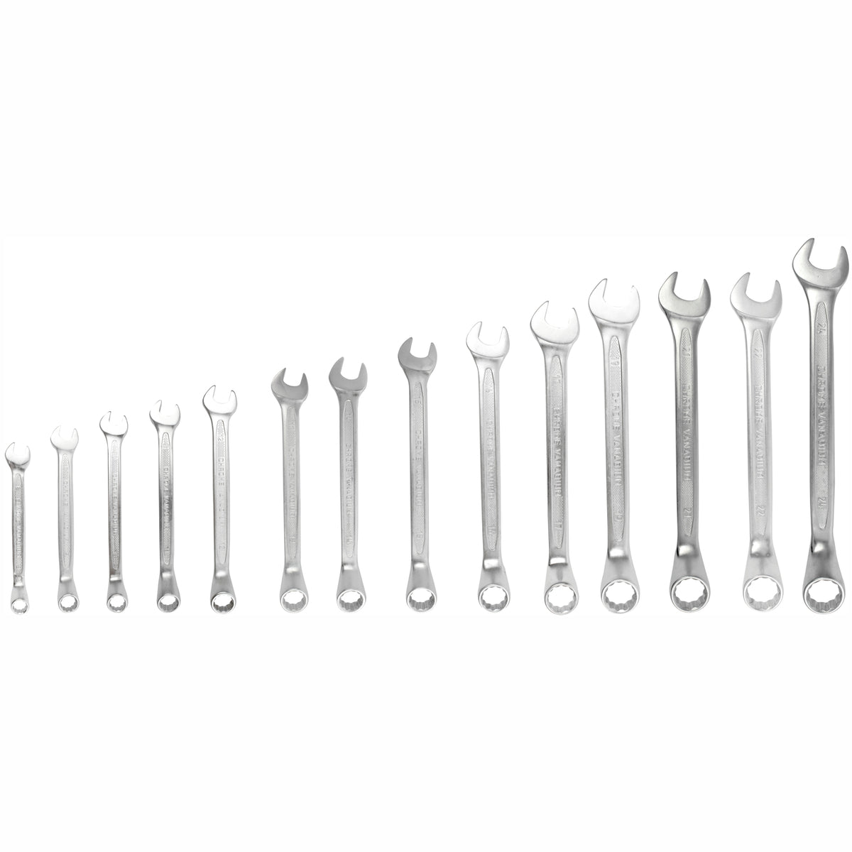 14pcs deep offset combination spanner set 8-24mm