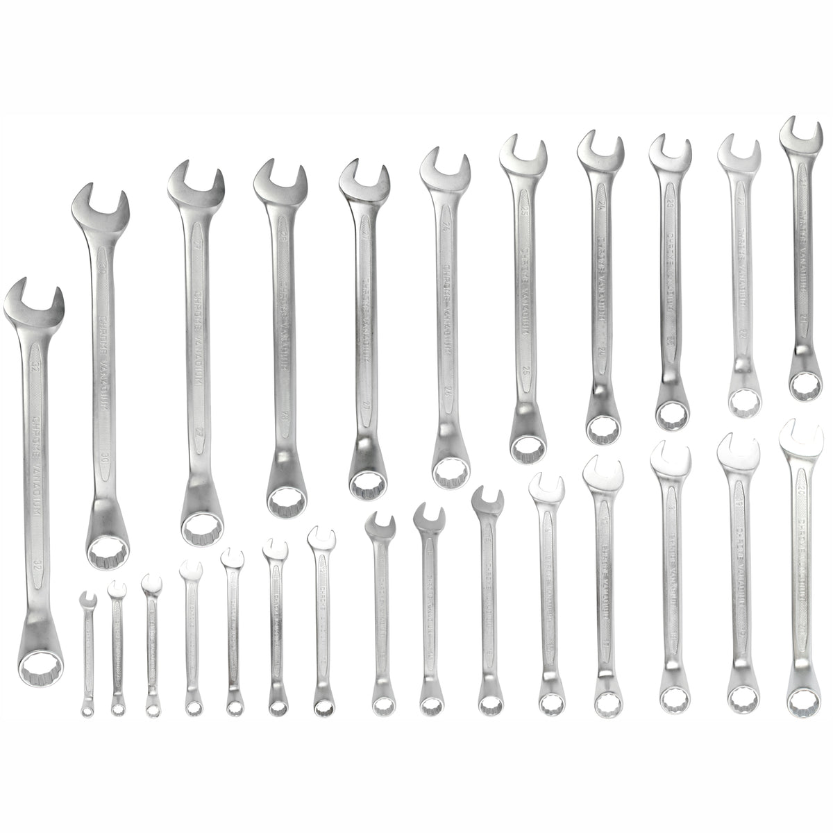 26pcs combination spanner set 6-32mm mini jumbo rack