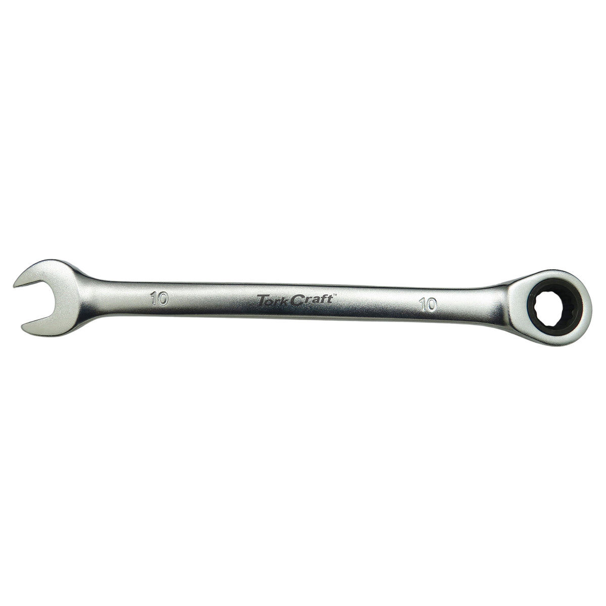 Combination ratchet wrench 10mm fixed head spanner