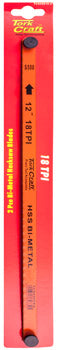 2pc hacksaw blade bi-metal 18tx300 hanging card