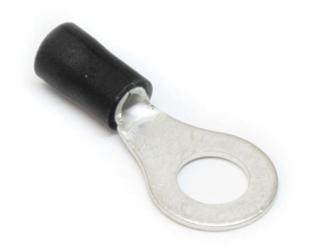 Terminal pre-ins ring lug black r=8.4mm rv 3.5-8 *dbk*