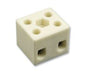 2w in-line 15a ceramic terminal block p/mnt 2-1602-2/st