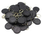 Keychain / fob rfid tag 125khz black 32x40mm 2.5k/box kf-tk4100-125khz-blk